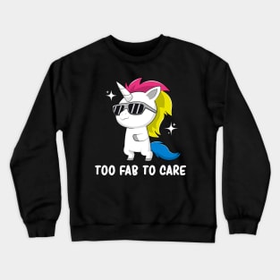 Pansexual Pride Flag Month Cute Lgbtqia Unicorn Pansexuality Crewneck Sweatshirt